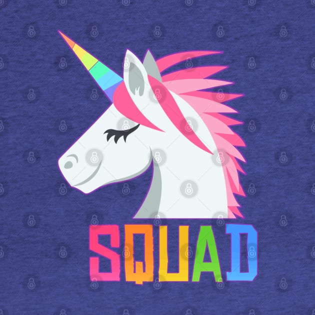 Rainbow Unicorn Squad by Sunny Saturated